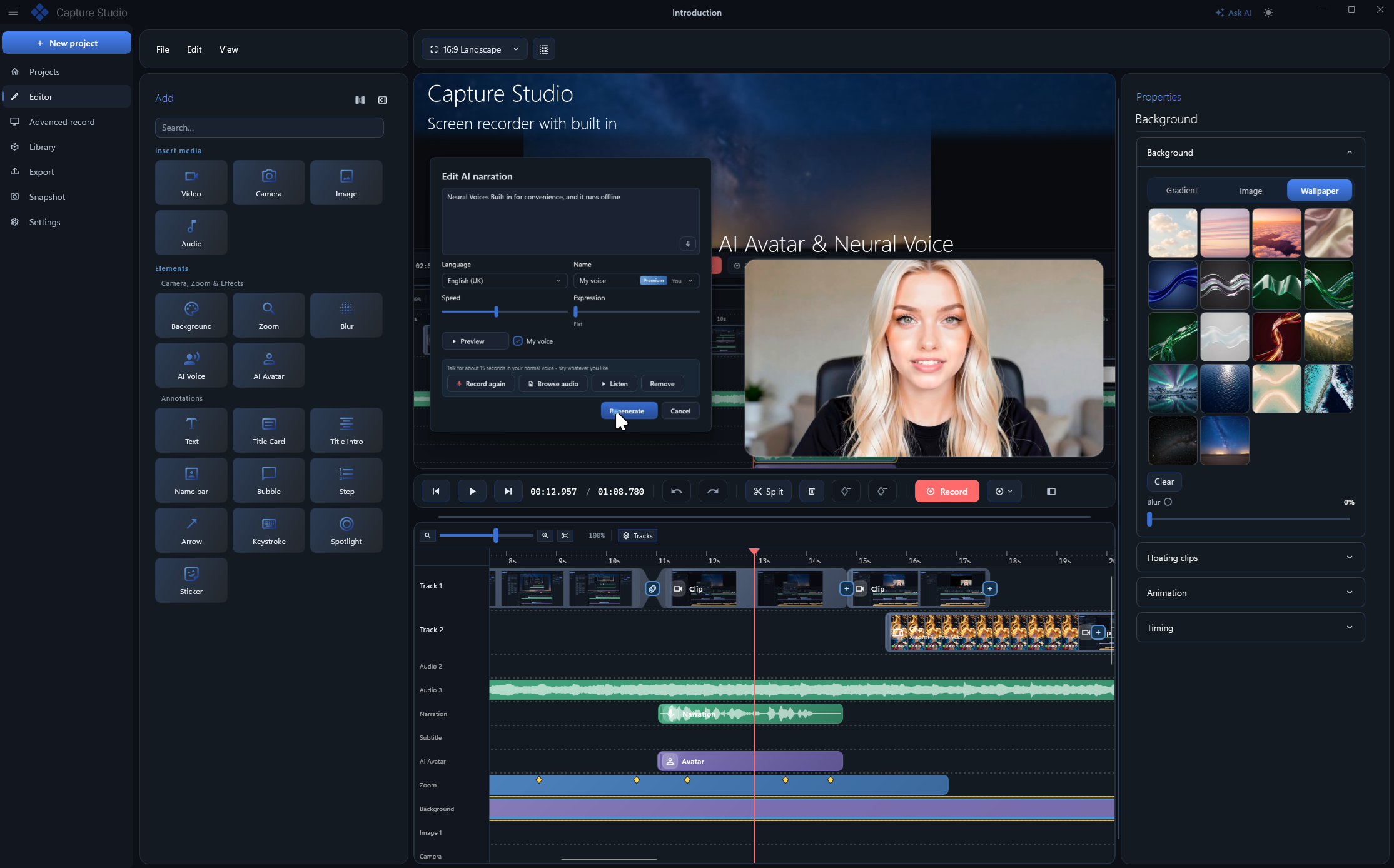 Capture Studio preview